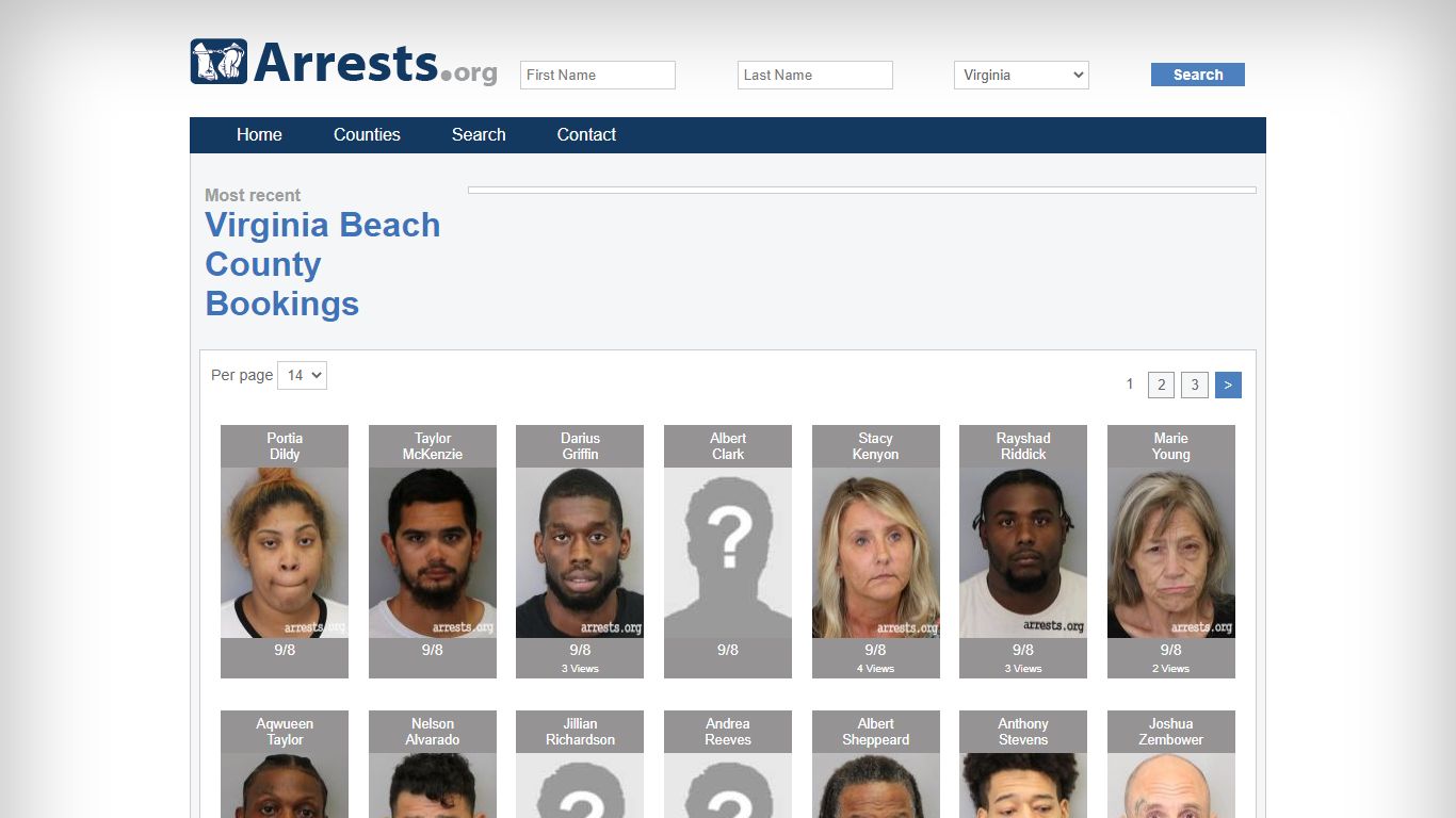 Virginia Beach County Arrests and Inmate Search